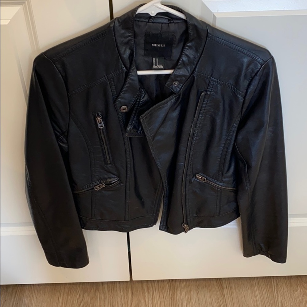 Forever 21 faux leather jacket